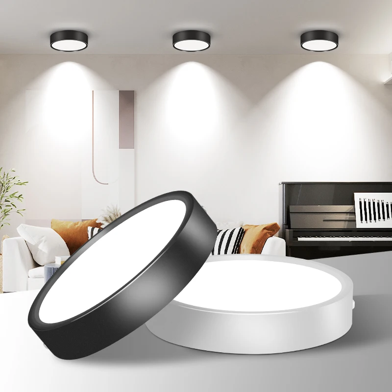 LED-Downlight Aufputz-LED-Innendeckenbeleuchtung für Wohnzimmer Küche Schlafzimmer Spot-Deckenlampe Dekor LED-Strahler