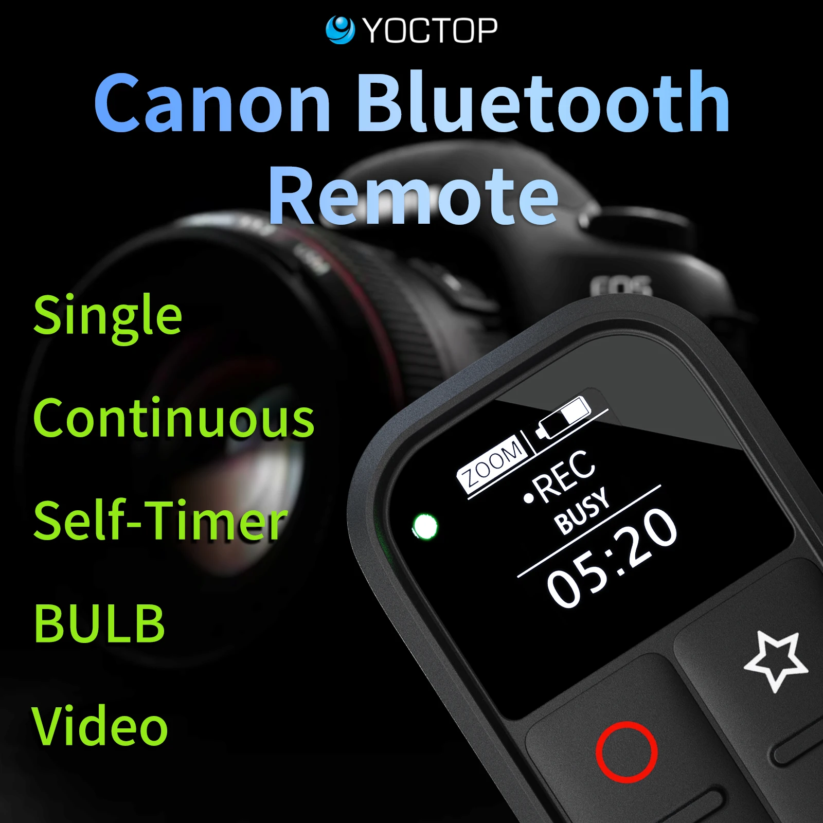 Geeignet für Canon-Kameras mit Bildschirm und leistungsstarken neuen Funktionen, kompatibel mit BR-E1 R5 R6 G7X3 G5 M50M2 R7 R10 R62 R8 R5II. Image