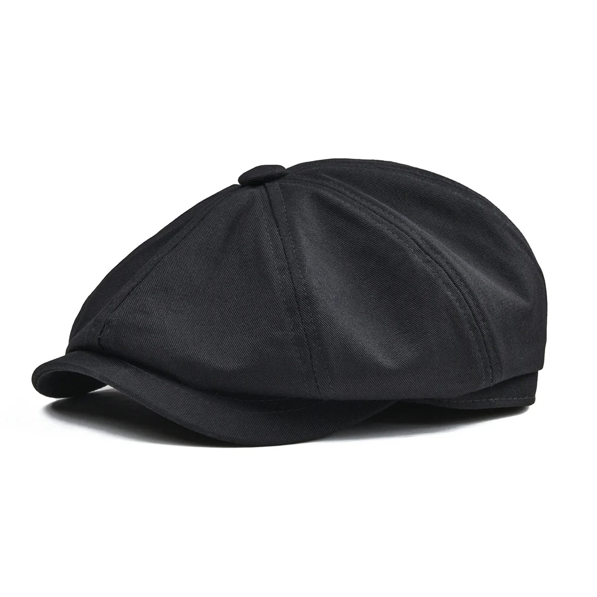 Botvela Newsboy Cap Herren Twill Cotton Hat Baker Boy Caps Retro Big Headpiece Large Hats Cabbie Apple Beret Image