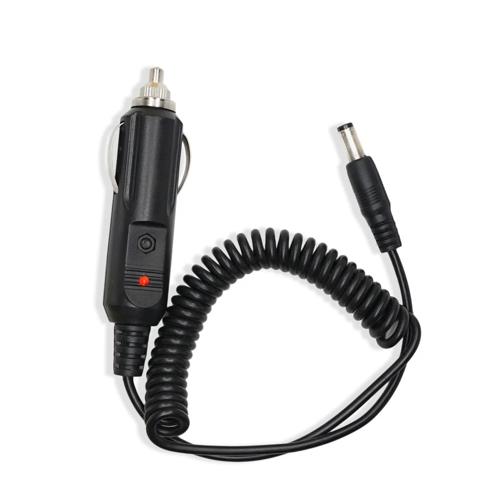 12V DC Power Auto Ladegerät für Walkie Talkie UV-5R UV9R UV-82 UV-9R Plus UV5RE 5RA Baofeng Zubehör Radio Ladestation kabel Image