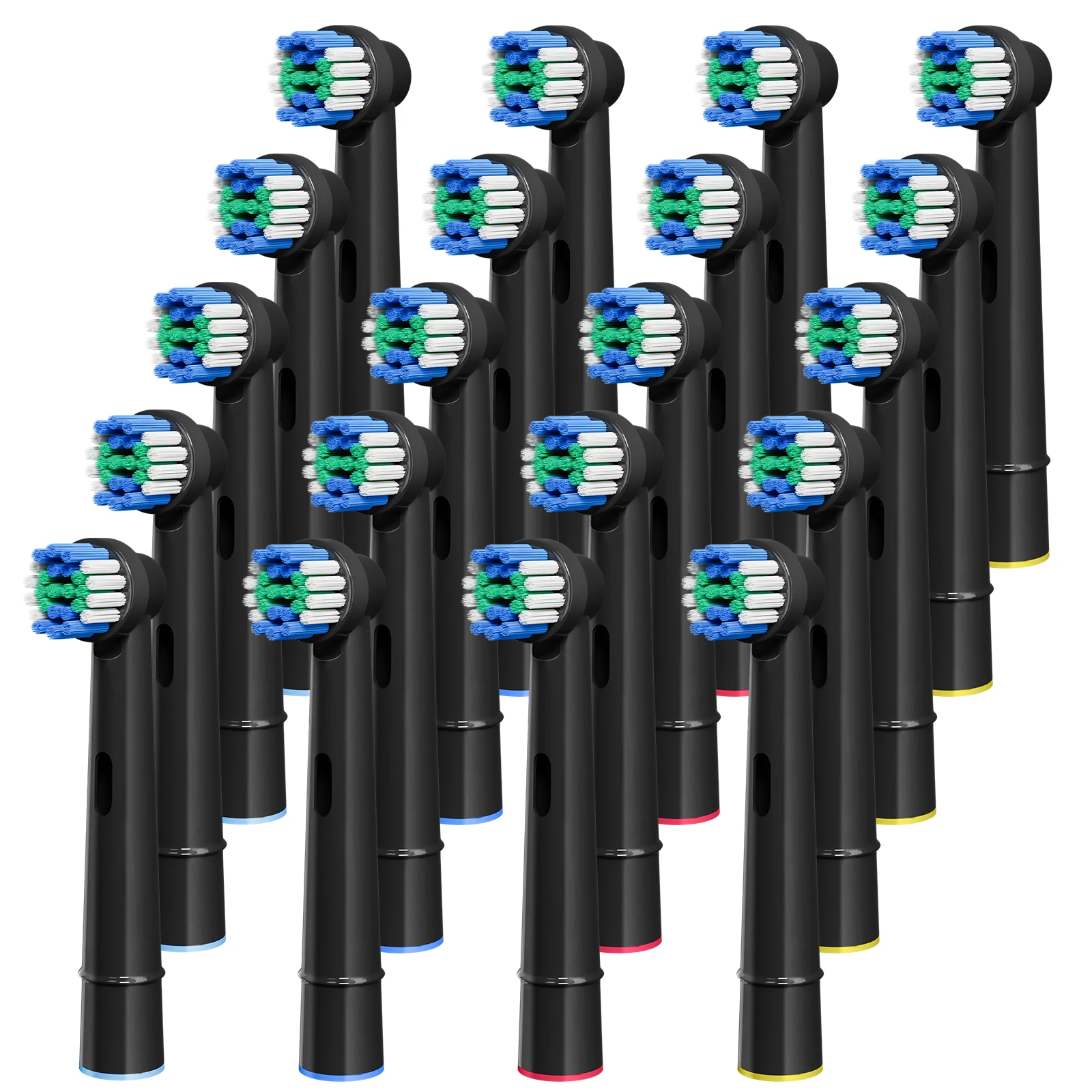 Ersatz-Zahnbürstenköpfe, kompatibel mit Oral B Braun Professional elektrischen Bürstenköpfen 1000 1500 3000 6000 7000 7500 8000