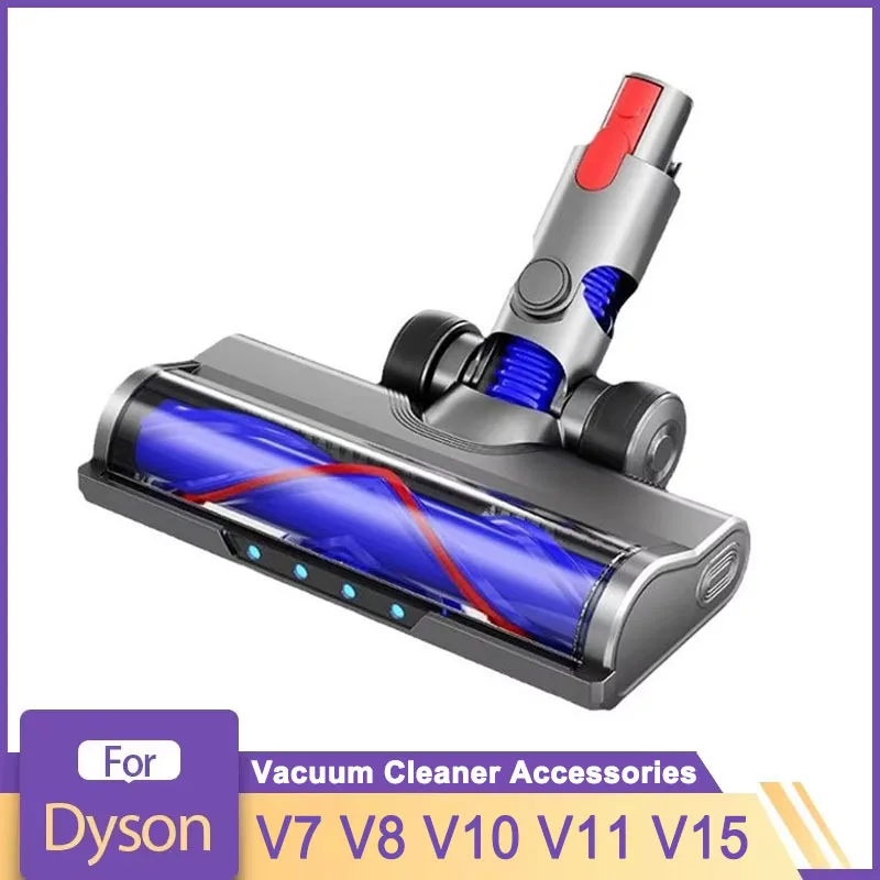 Bürstenkopf für Dyson V7 V8 V10 V11 V15 Staubsauger für Kurzflor-Teppiche und Hartböden Direktantrieb-Kopf Image