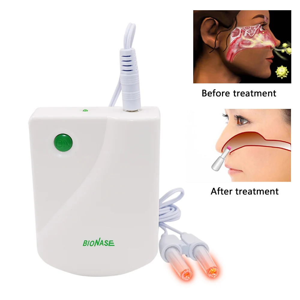 BioNase Lasertherapie-Gerät zur Behandlung von Rhinitis, Sinusitis, Heu- und Niesenfieber mit Niederfrequenz-Puls-Nasenmassage Image