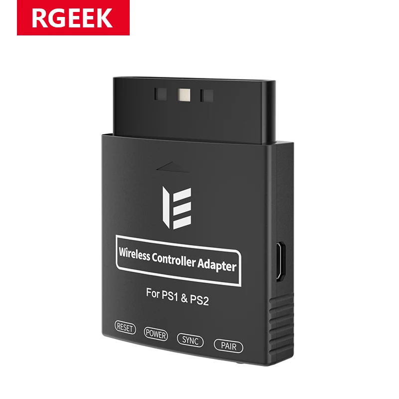 RGEEK Wireless Controller-Adapter, Wireless Controller-Konverter für PS1/PS2-Konsole, kompatibel mit PS4/PS5, Switch Pro, Xbox