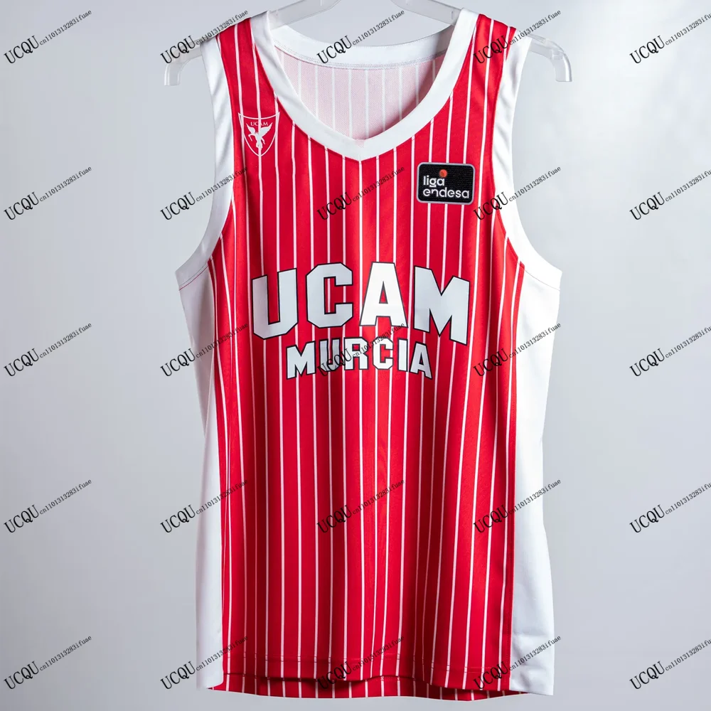 Spanien ACB 2025-26 Neue Ankunft UCAM Murcia Basketball Trikots 3D Gedruckt T-Shirts Casual Home Away Erwachsene KINDER Westen Heißer VERKAUF Image