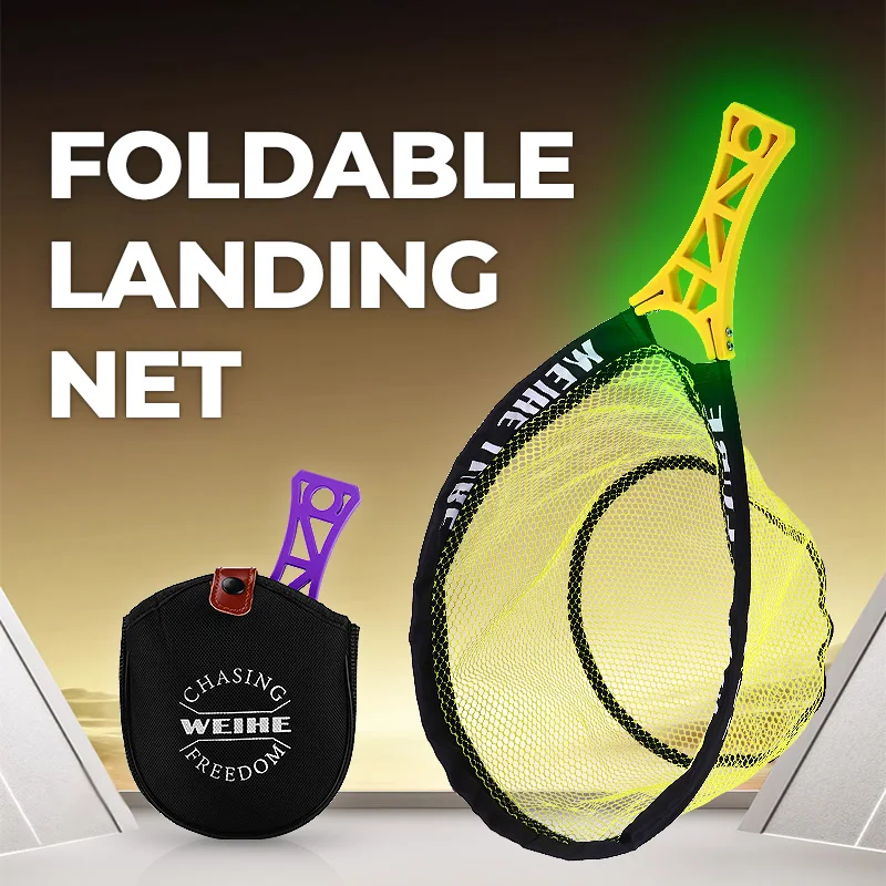 WEIHE 1 Stück Faltnetz 208 g/223 g Luya-Tasche handkopiertes Makou-Stream handkopiertes Netz Image