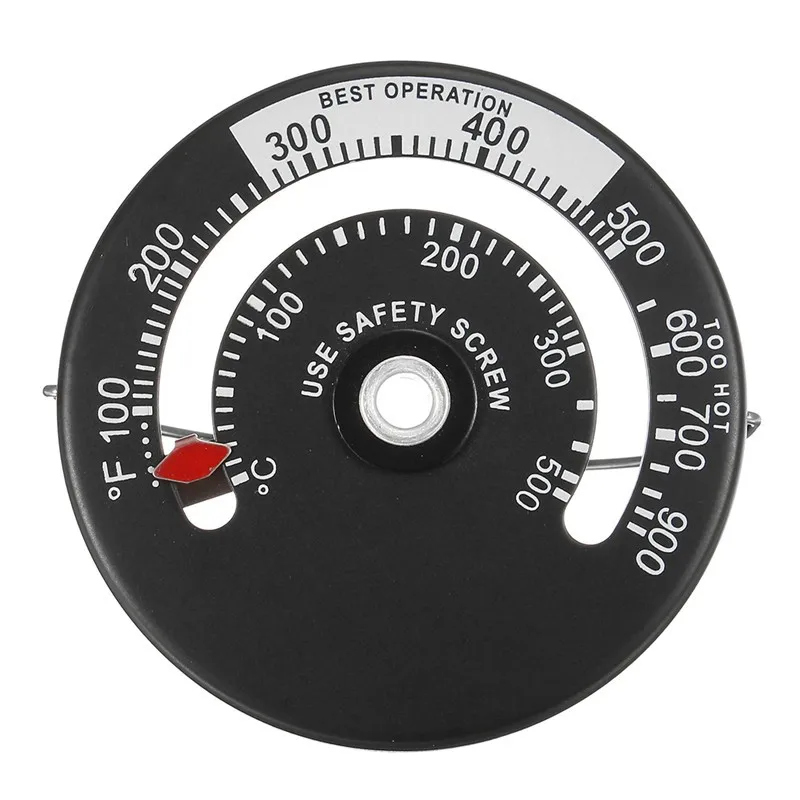Magnet thermometer für Kamin Holzofen Heizung Herd Lüfter rohr Grill Temperatur monitor Ofen Kamin Zubehör Image