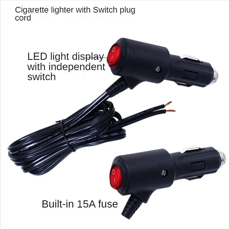 Auto Motorrad ATV Boot 12V 24V LED ON OFF Schalter Auto Zigarettenanzünder Steckdose Stecker Stecker mit 10A Sicherung