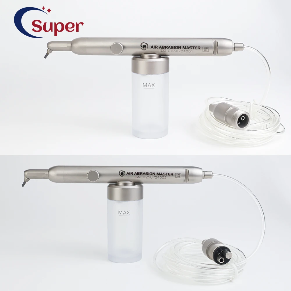 Dental Aluminium Oxid Micro Blaster Interface Microetcher Sandstrahlen Alumina Gun Air Abrieb Polierer 2/4 loch Zahnmedizin Werkzeuge Image