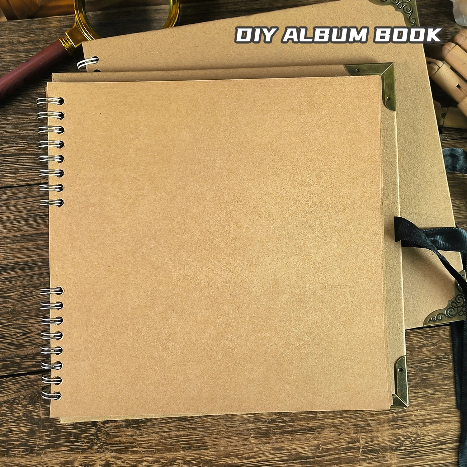 Mr. Paper 2Style 30 Blatt/Buch Fotoalbum DIY Schleife Band Spule Sammelalbum für dekoratives Handbuch Notizbuch Image