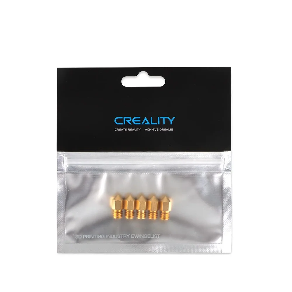 Creality 3D-Druckerdüse 0,2/0,3/0,4/0,5/0,6/0,8 mm Hotend-Extruderdüsen für Ender-3 Serie/Ender 5 Serie/CR-6 SE 3D-Drucker Image