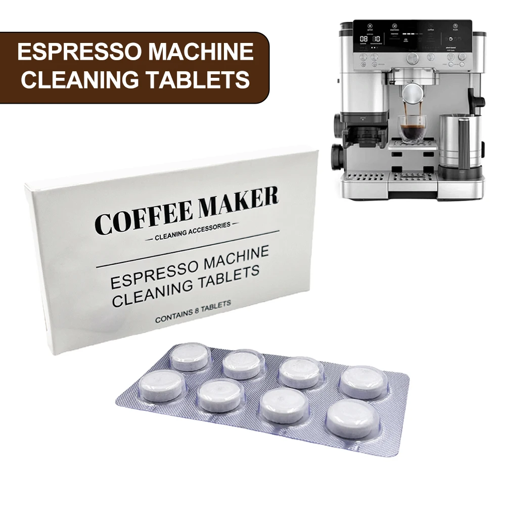 8 Stück Reinigungstabletten für Espressomaschinen, für Ninja Luxe ES601/ES701 Espressomaschinen, Ersatzzubehör für die Reinigung des Wassertanks Image