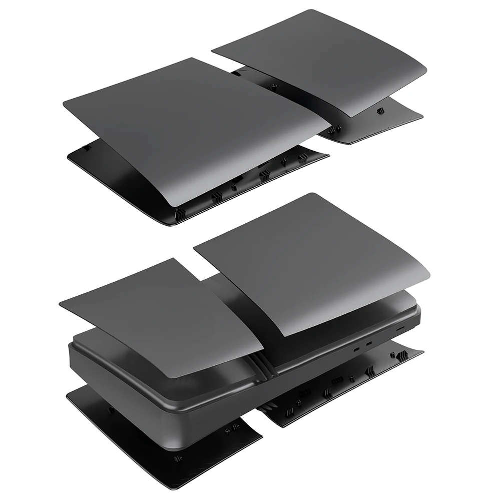Frontplatten-Konsolenabdeckung, ABS-Hartschale, Seitenplattenschale, Frontplatten-Gehäuseabdeckung für PS5 Pro Playstation 5 Pro Disc/Digitalkonsole Image