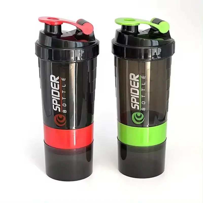 3-lagiger Shake-Cup, Proteinpulver, Rührbecher, Fitness, Sport, Milchshake-Cup, Geschenk, große Kapazität, Bodybuilding-Übungsflasche Image