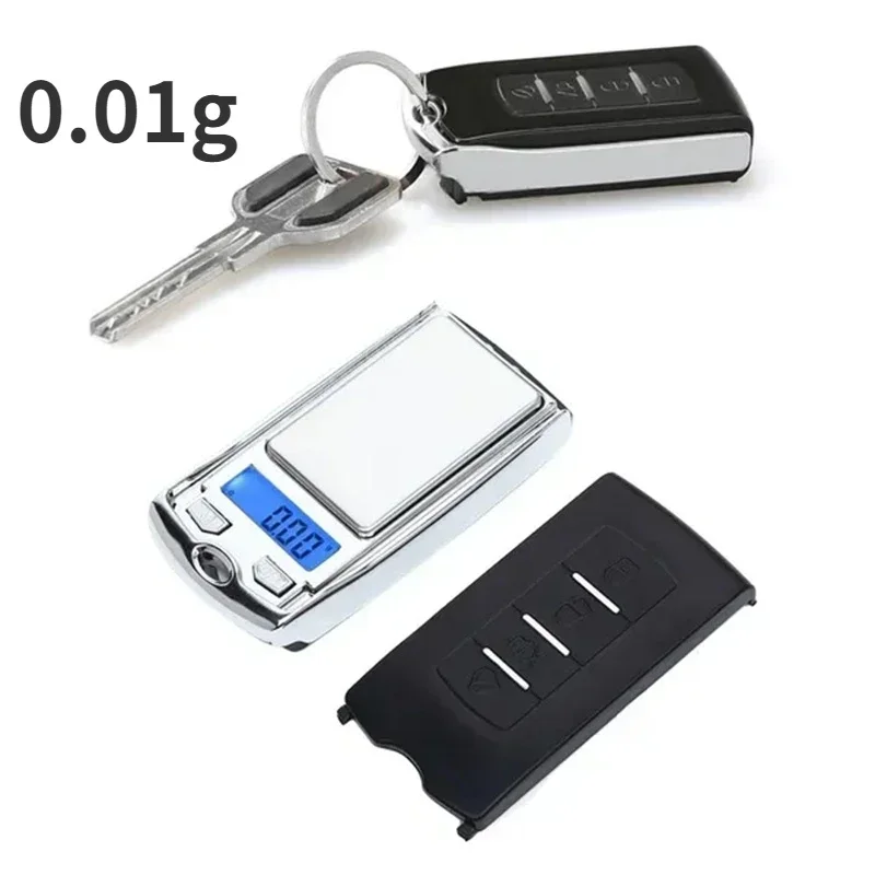 1PC Tragbare Mini Digitale Taschenwaage 100g 0,01g für Gold Sterling Schmuck Gramm Balance Gewicht Auto Schlüssel elektronische Waagen Image