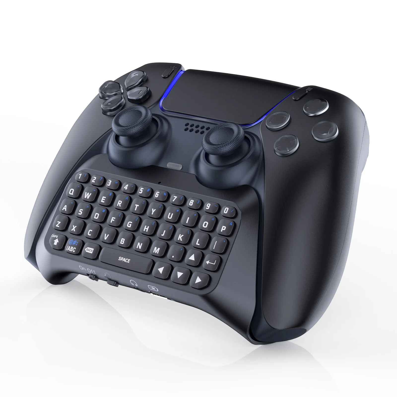 Drahtlose tragbare Tastatur P5121 für PS5-Controller, integrierter Lautsprecher, 3,5-mm-Audio-Buchse und PS5-Sprach-Chat-Board, Gamepad-Tastatur Image