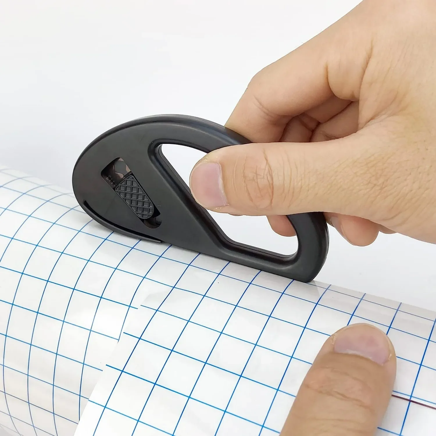 Leicht zu schleifender Geschenkpapierschneider mit sicherer Rasierklinge, perfekt für Geschenkverpackungen, Bastelarbeiten und Bürogebrauch, sorgt für präzise Schnitte Image