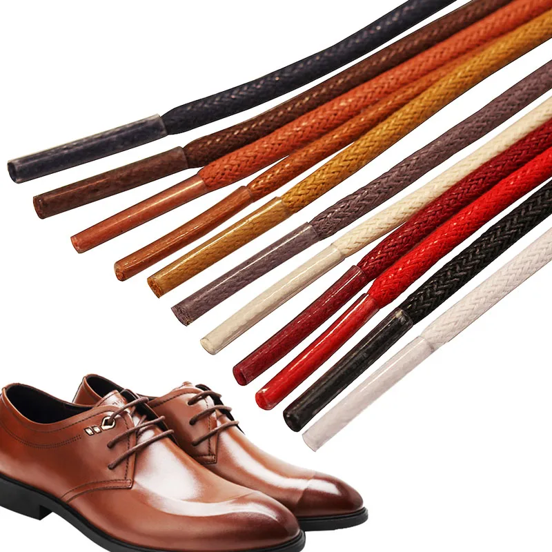 1 Paar runde Schnürsenkel aus Polyester, solide, klassische Schnürsenkel, lässige Sportstiefel, Schnürsenkel, Schnüre, 50 cm, 80 cm, 100 cm, 120 cm, 11 Farben Image