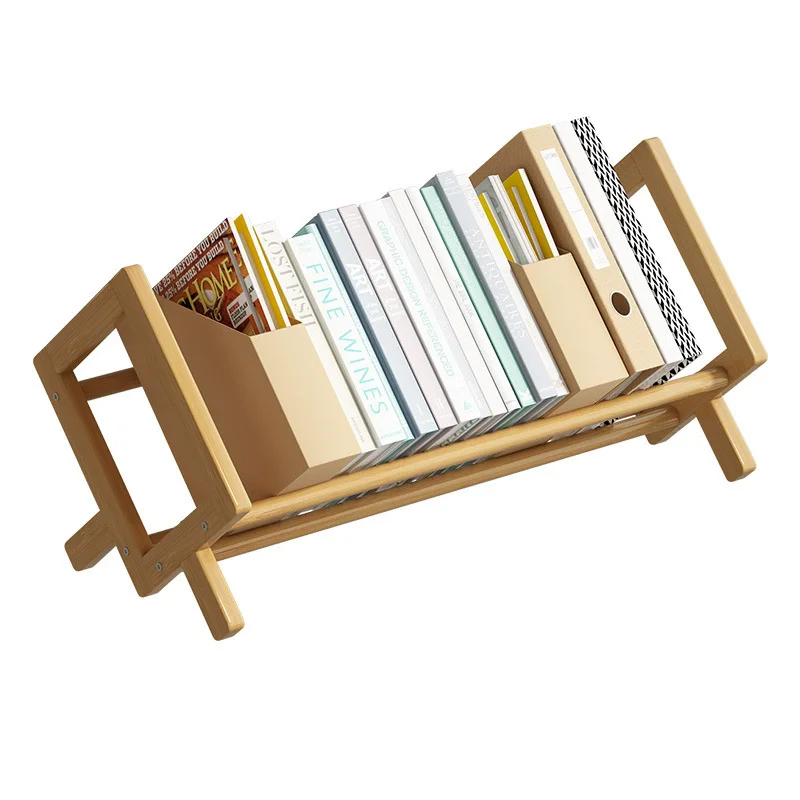 Desktop Bücherregal Hause Wohnzimmer Kleine Dekoration Bambus Dekorative Regal Schreibtisch Multi-regal Bücherregal Lagerung Regal
