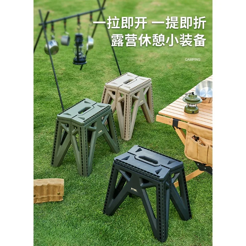 Outdoor Angeln Klapphocker Kunststoff Tragbare Home Reise Verdickt Klapp Kleinen Hocker Stuhl Zug Mazar Camping