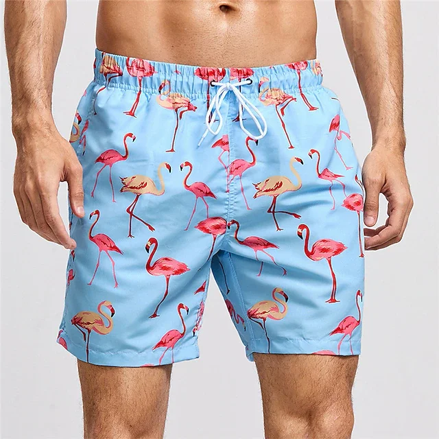 Herren Boards horts Bades horts Badehose Sommer Strands horts drucken Grafik Flamingo gelbe Ente Komfort atmungsaktiv kurz