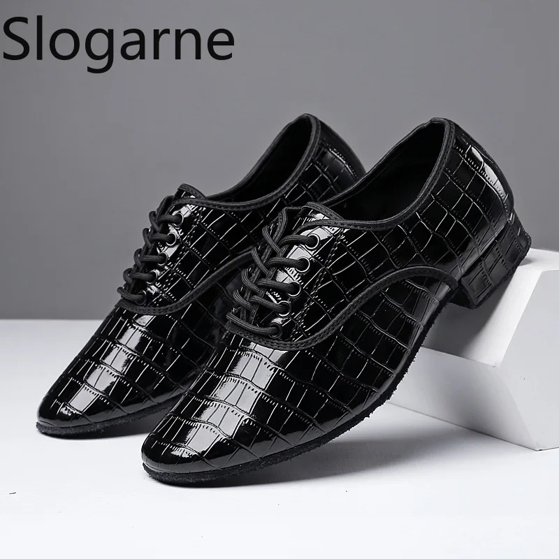 Weiche Leder-Walzer-Schuhe für Herren Moderne Tango Gesellschaftstanz-Schuhe Wildleder Fellsohle Herren Rindsleder Jazz Latin Schuhe Große Größe 49