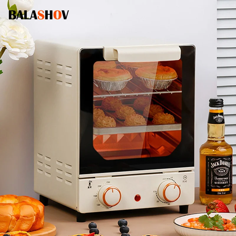 12 l große Kapazität elektrische Luftfritteusen Toaster Ofen mechanische Haushaltsküche 360 ° Backen Konvektionsofen Fritteuse Ölfrei Image