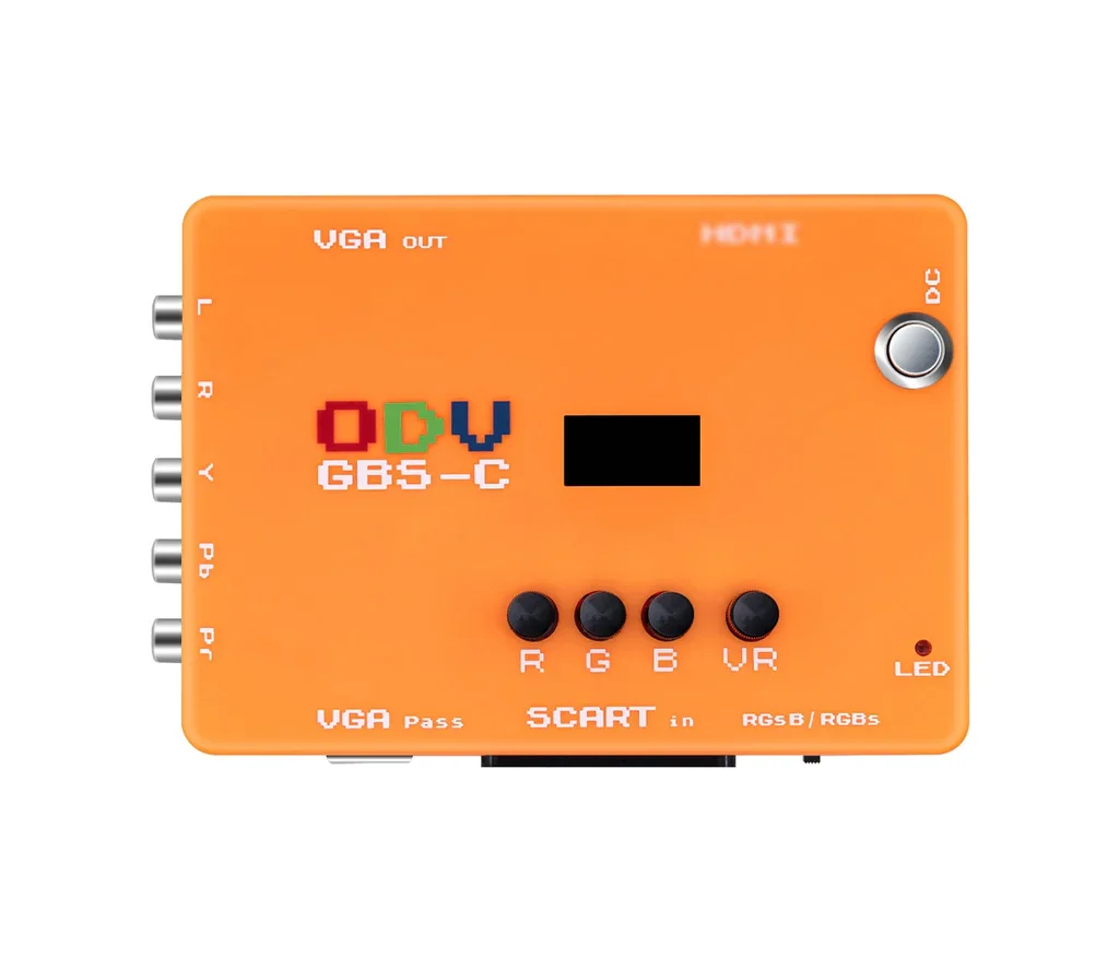 Mcbazel ODV-GBS-C Komponente VGA/Scart zu VGA/HDMI Scan Konverter für PS1/PS2/PS3/Game Cube/N64/Retro Gaming Konsole
