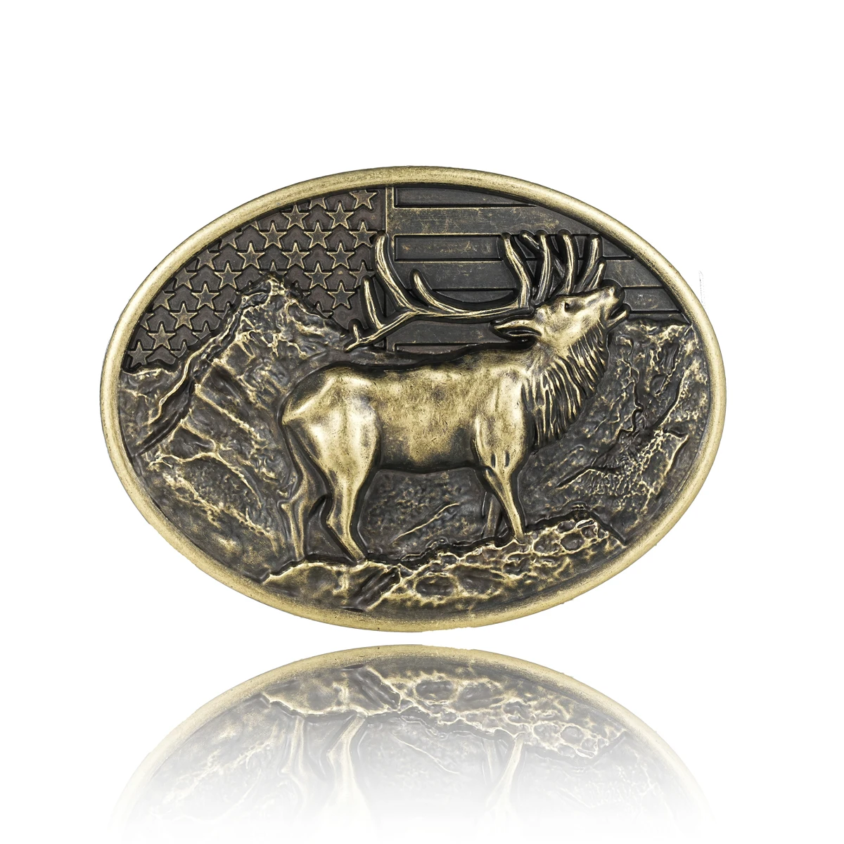Western Cowboy Return to the Ancients Gürtelschnalle – stilvolles und einzigartiges, stilvolles Taillenaccessoire für Männer und Frauen Image