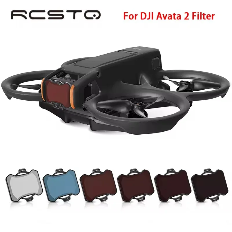 RCSTQ ND-Filter für DJI Avata 2 Optische Glaslinsen Einstellbares Filterset ND8 ND16 ND32 ND64 UV CPL Drohnen-Objektiv Zubehör Image