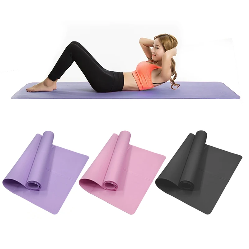 4MM Dicke EVA Yoga Matten Anti-slip Sport Fitness Matte Decke Für Übung Yoga Und Pilates Gymnastik Matte fitness Ausrüstung