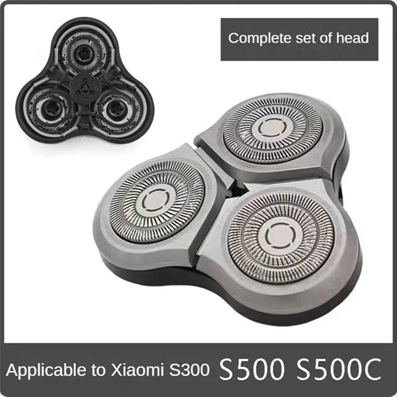 Xiaomi Mijia S500C S500 S300 MJXD01SKS Herren-Rasierer-Ersatzkopf, Bart- und Schnurrbartpflege, Zubehör für Elektrorasierer Image
