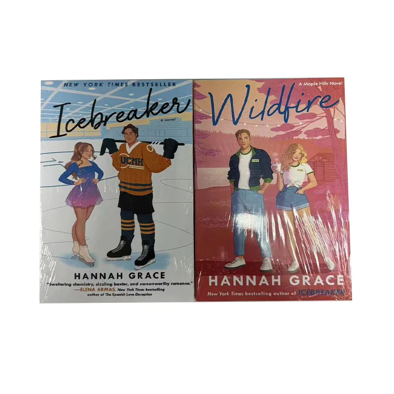 2 Bücher/Set von Hannah Grace Icebreaker und Wildfire Taschenbuch, englisches Romanbuch Image