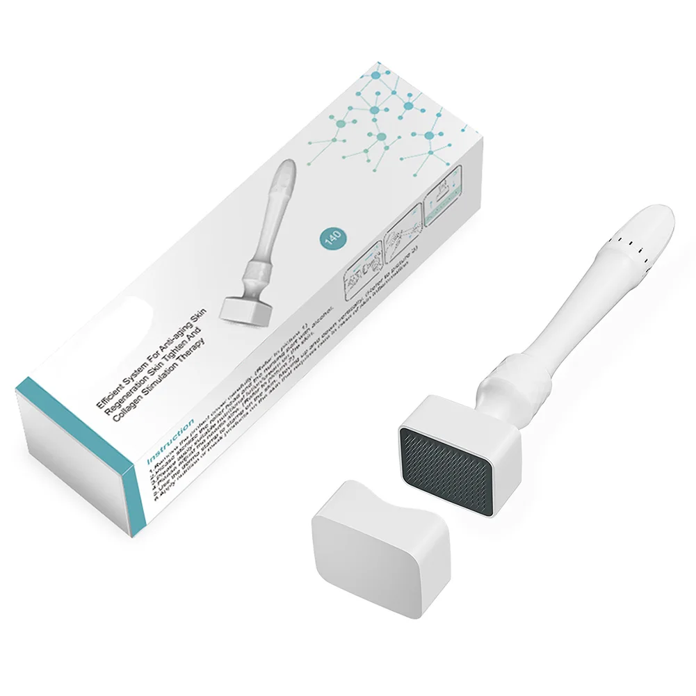 Professionelle Derma Stempel Roller Einstellen Micro Nadel 140A Dermastamp Mikronadel Microneedling Schönheit Hautpflege Werkzeug Image