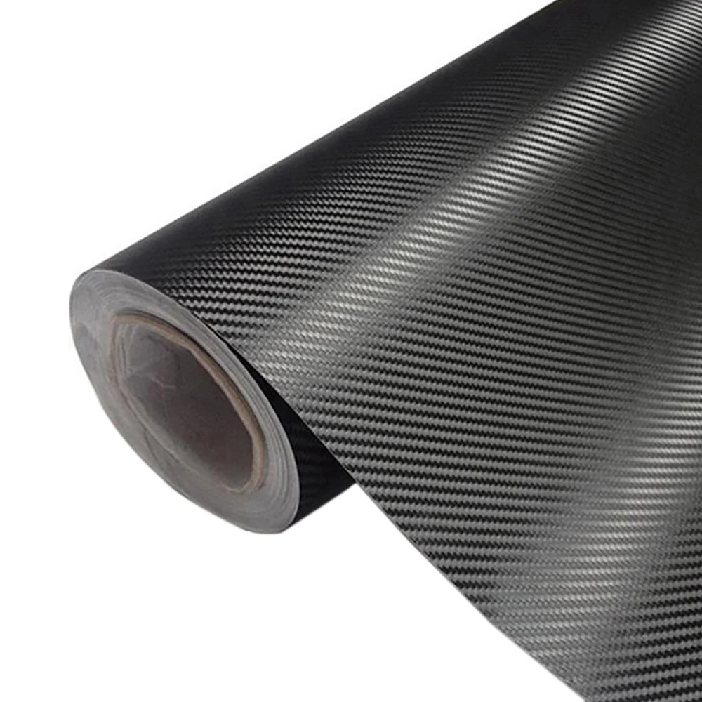 50 cm x 200 cm 3D Carbon Faser Vinyl Auto Wrap Blatt Rolle Film Auto Aufkleber und Aufkleber Motorrad Auto Styling Zubehör Autos Image