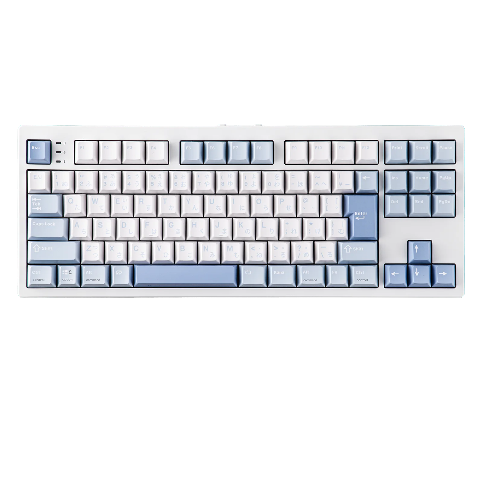 Japanische Version EPOMAKER TH87 JIS-Layout TKL-Layout Hot-Swap Kabelgebunden/Bluetooth/2,4GHz Kabellos Mechanische Tastatur 10000mAh Akku Image
