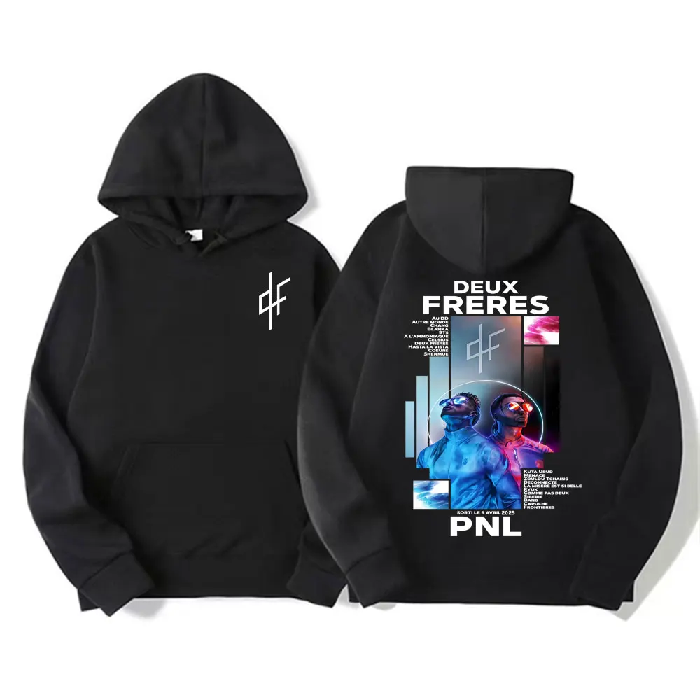 Le Monde Chico PNL Album Französisch Rapper Grafik Hoodies Männer Frauen Harajuku Hip Hop Punk Sweatshirts Hohe Qualität Fleece Pullover