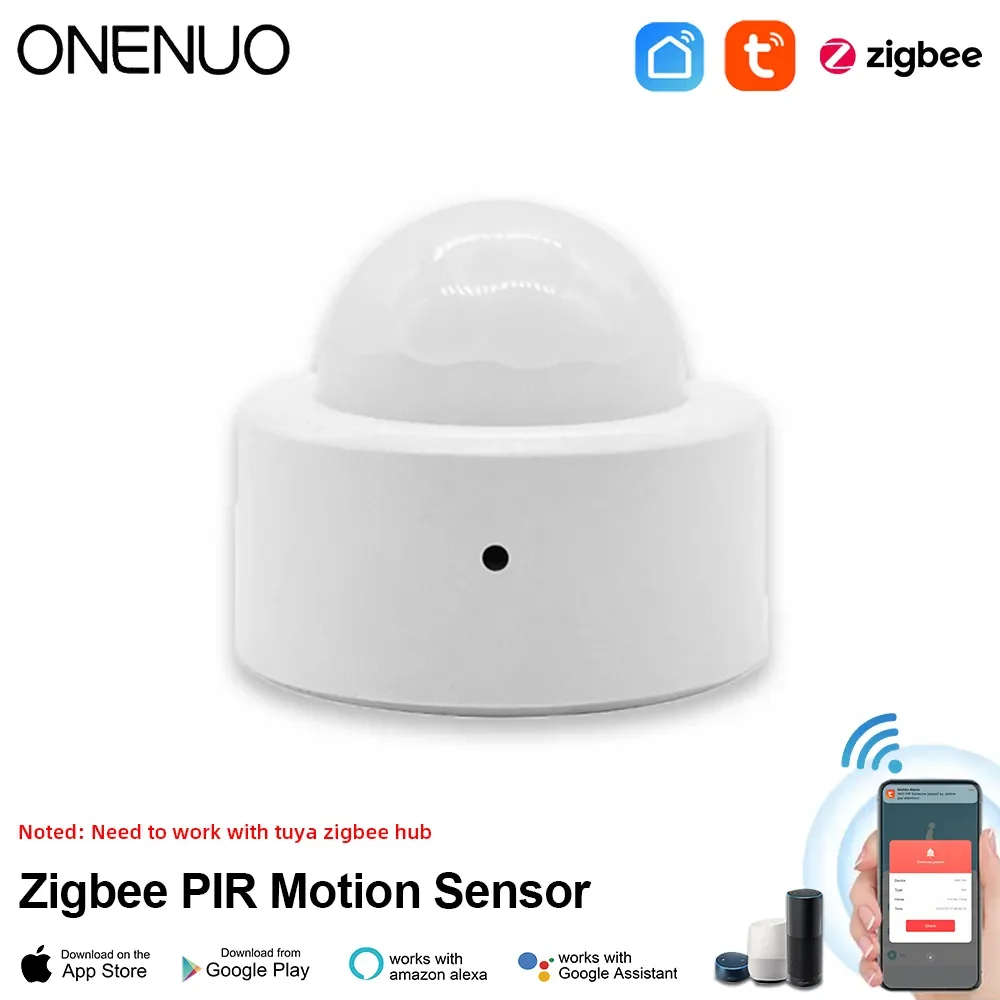ONENUO Tuya Zigbee Mini Smart PIR Motion Detektor Menschlichen Körper Infrarot Sensor Anti Diebstahl Tuya App Fernbedienung Smart Leben Image
