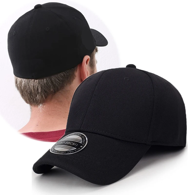 Neue Stretch-Mütze, vollständig geschlossene Elastizität, flexible Flex-Hiphop-Kappen, Hüte, passend für Visier, Baseball-Snapback, blanko, solide Ära, Männer und Frauen Image