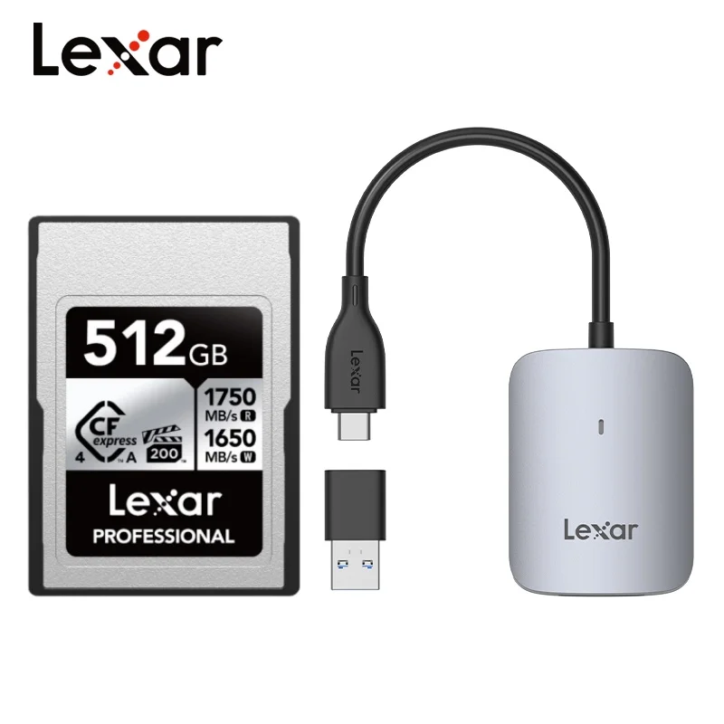 Lexar Professional SILVER CFexpress 4.0 Typ A Speicherkarte 256GB 512GB VPG200 8k CFA-Karte für SONY-Kamera Bis zu 1750Mb/s CF-Karte Image