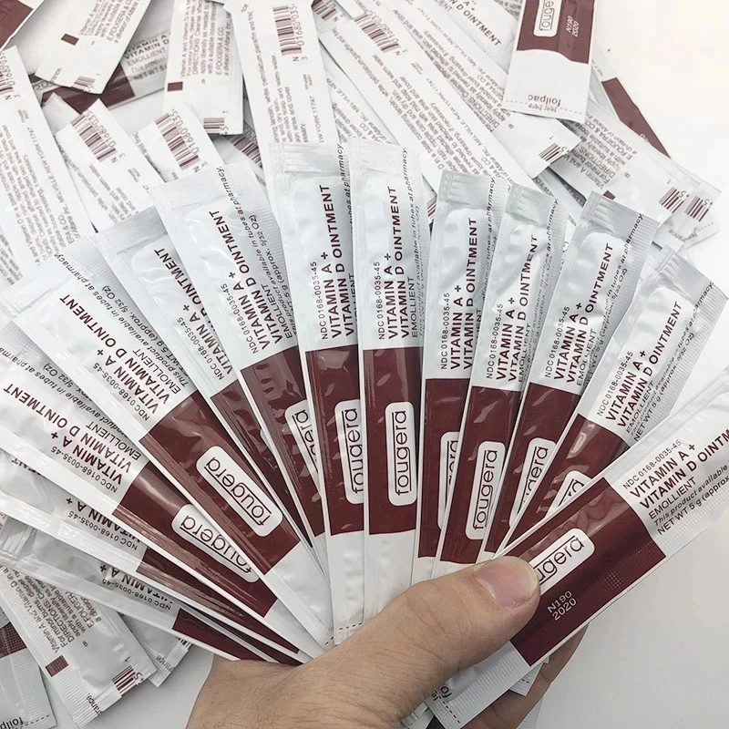 100Pcs Tattoo Nachsorge Creme Fougera Vitamin Salbe Tattoo Pflege Liefert Recovery Creme Vitamin A & D Tattoo Reparatur Creme Image