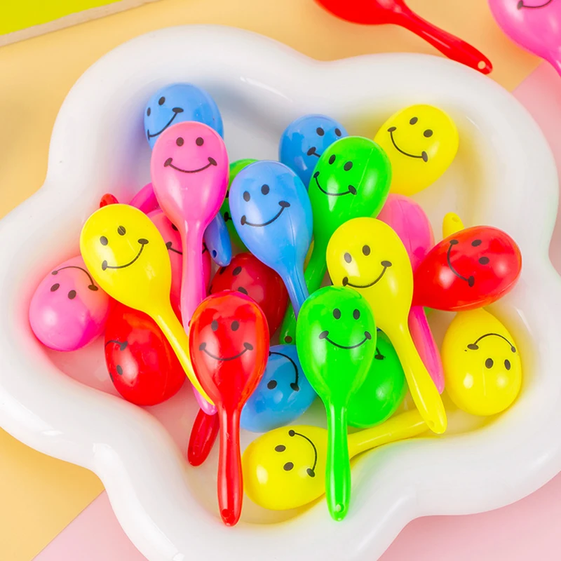 20 Stücke Bunte Mini Maracas Sand Hammer Rassel Shaker Spielzeug für Kinder Geburtstag Party Gefälligkeiten Baby Dusche Geschenke Pinata Füllstoffe Image