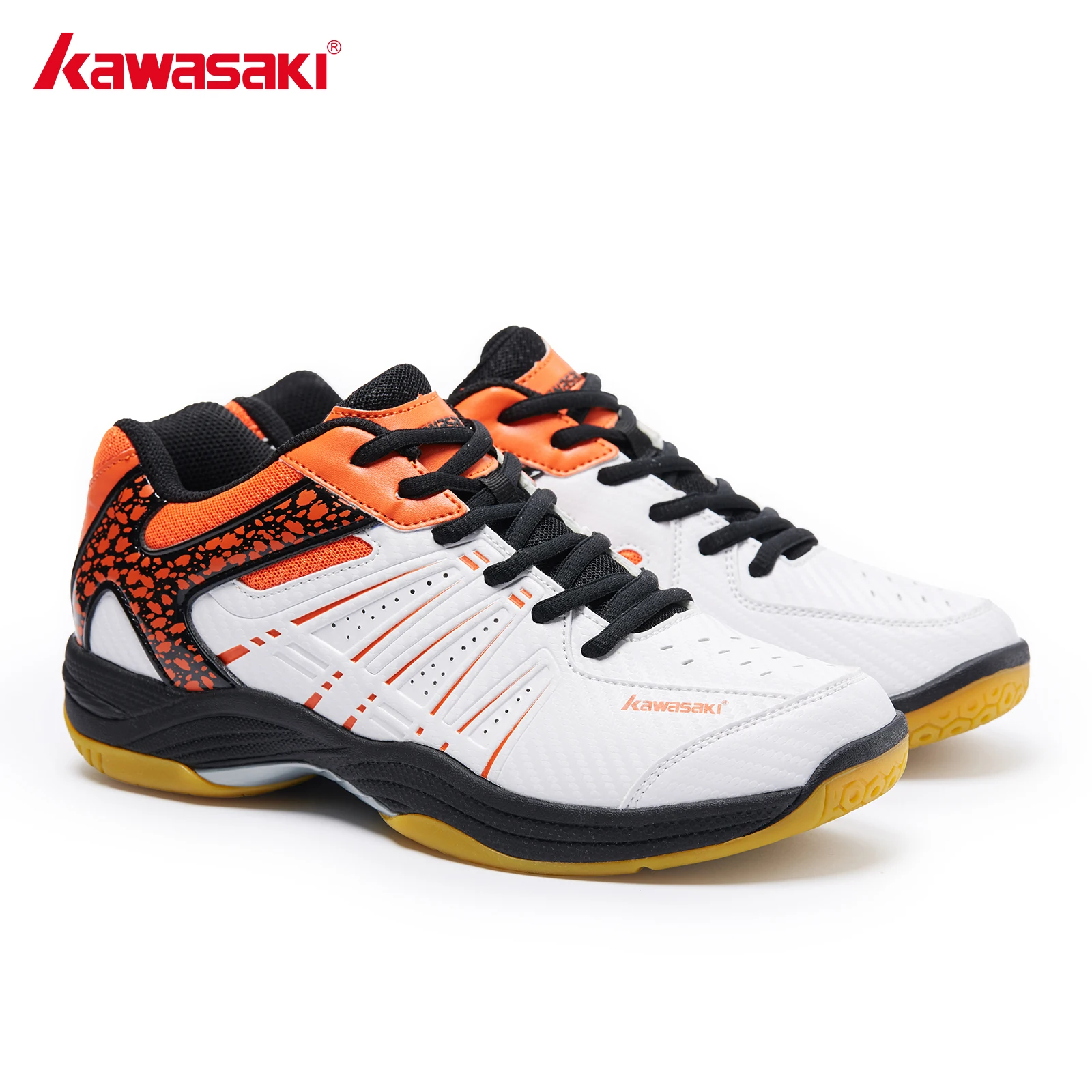 Kawasaki Professionelle Badminton-Schuhe, atmungsaktiv, rutschfest, Sportschuhe für Herren und Damen, Turnschuhe K-063
