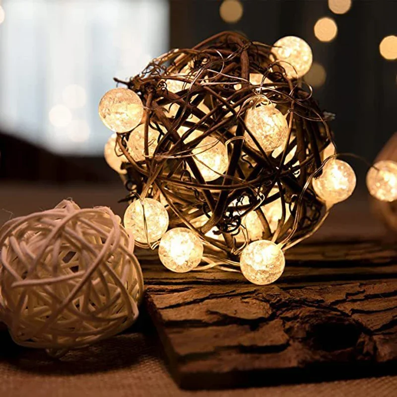 LED-Lichterkette AG13, batteriebetriebene Lichterkette, Weihnachtsdekoration, Hochzeit, Weihnachtsbaum, Neujahr, Innendekoration, Lichterkette