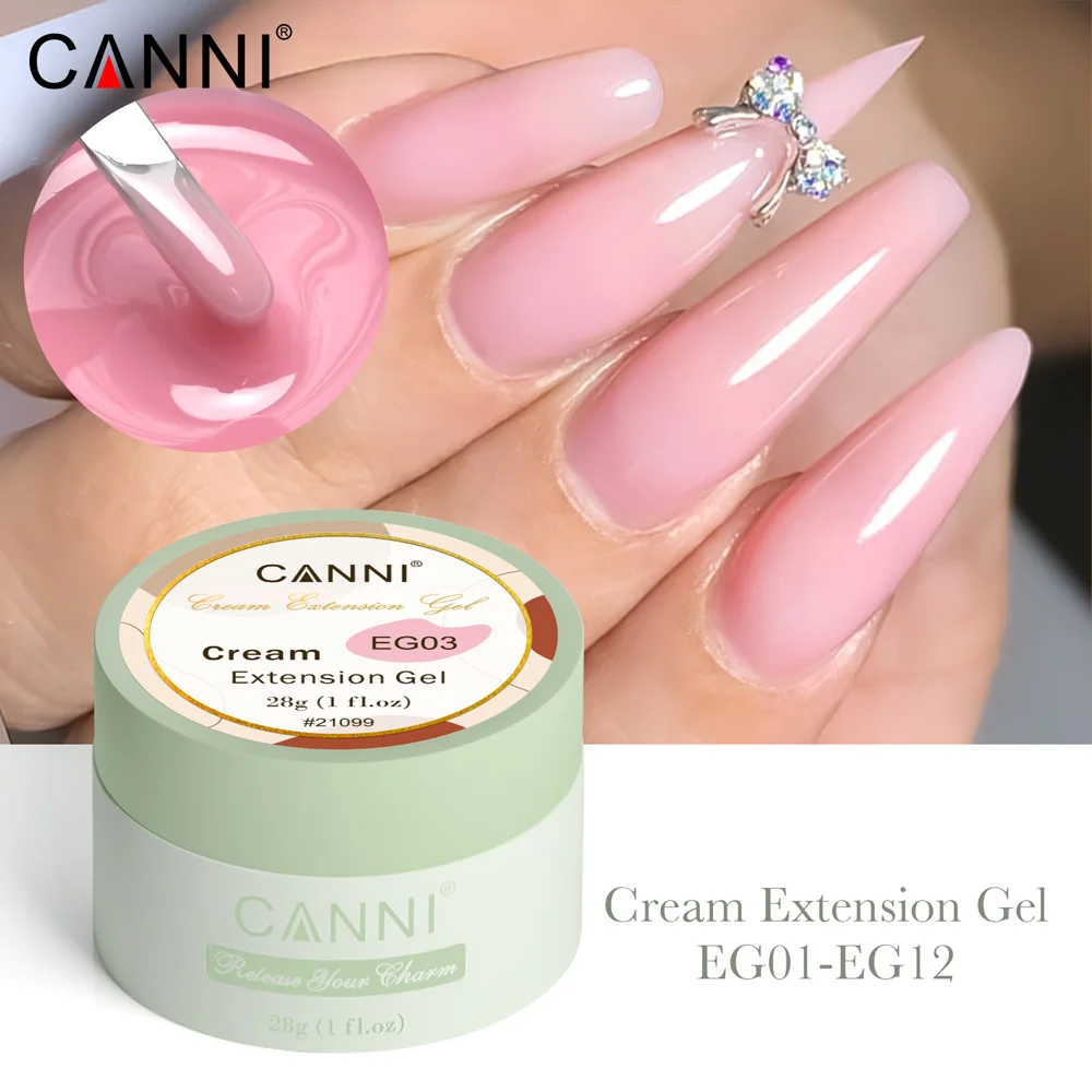 Venalisa CANNI Cremige Texturverlängerung Builder Jelly Gel Selbstnivellierendes, nicht brennendes Jelly Gel UV-LED-Konstruktion Nagelmaniküre Image