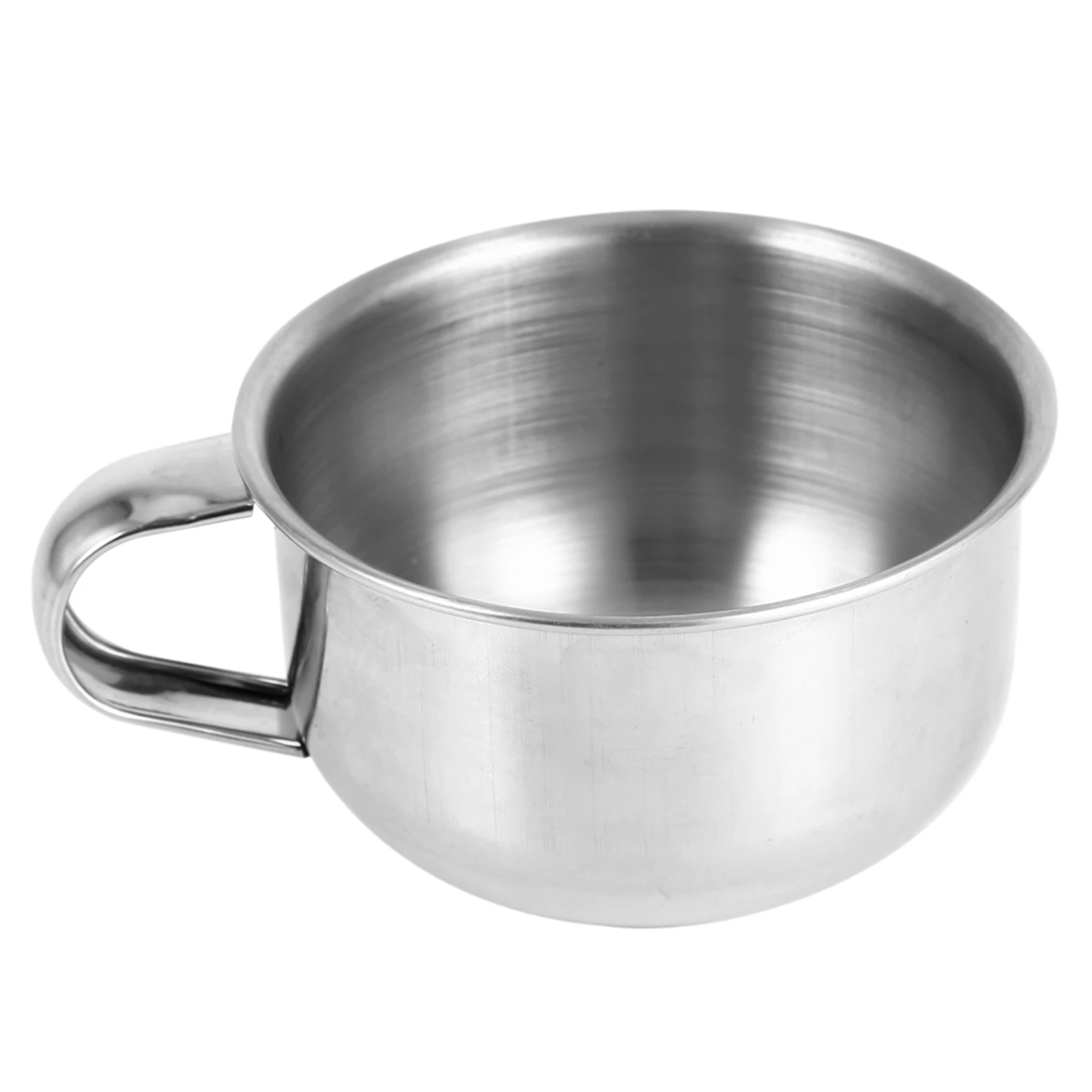 Neue Edelstahl Metall Rasieren Seife Becher Schüssel Tasse Rasierer Reinigung Schaum Werkzeug Für Mann Edelstahl Schüssel Mann Rasieren Schüssel Image