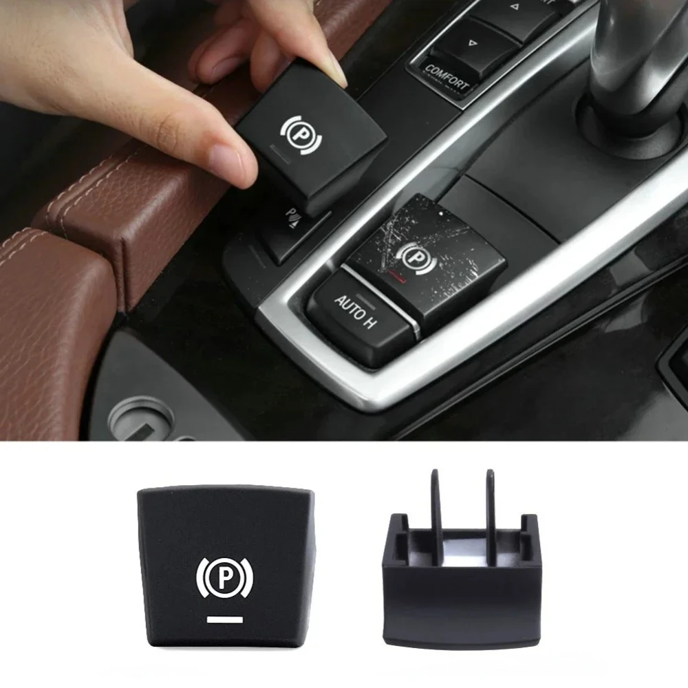 Auto Handbremse Feststellbremse P-Taste Schalterabdeckung für BMW Serie 3 5 7 F01 F02 F07 F10 F11 F18 F30 520 523 730 2009–2017 Image