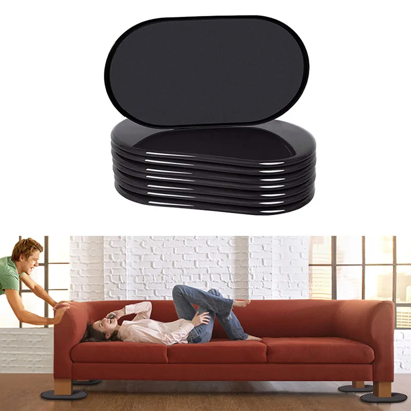 8 Stück Hoch leistungs möbel Mover wieder verwendbare große Möbel Schieber Bett Sofa Tisch Schreibtisch bewegliche Pads für Teppich und Hartholz boden