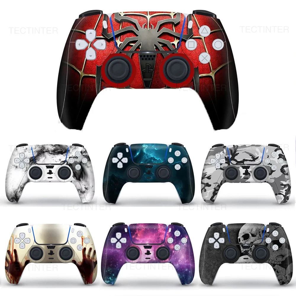 Schutzaufkleber für PS5-Controller, Gamepad, vollständiger Schutzaufkleber für PlayStation 5, Joystick für PS5-Zubehör Image