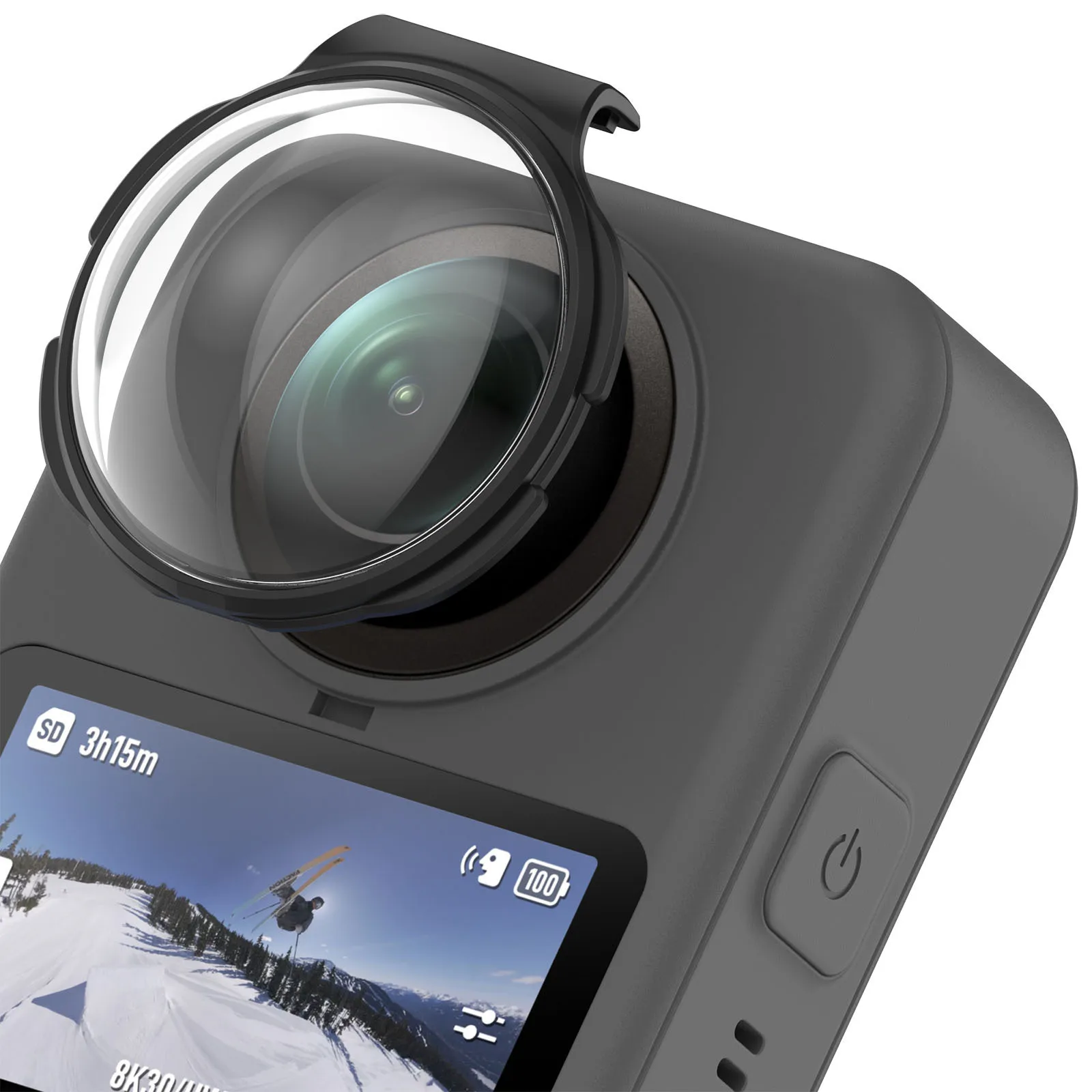 Für DJI OSMO 360 gehärtetes Glas 99 % HD Displayschutzfolie, verschleißfest, optischer UV-Filter, Objektivschutz, Zubehör Image